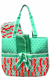 Quilted Diaper Bag-GUA2121/MINT